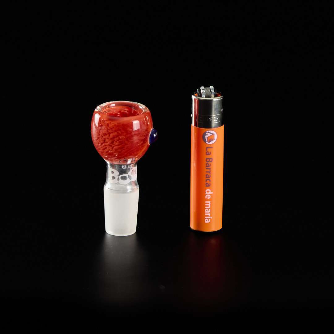 Cazoleta de Cristal Ahumado Boost 18mm Roja