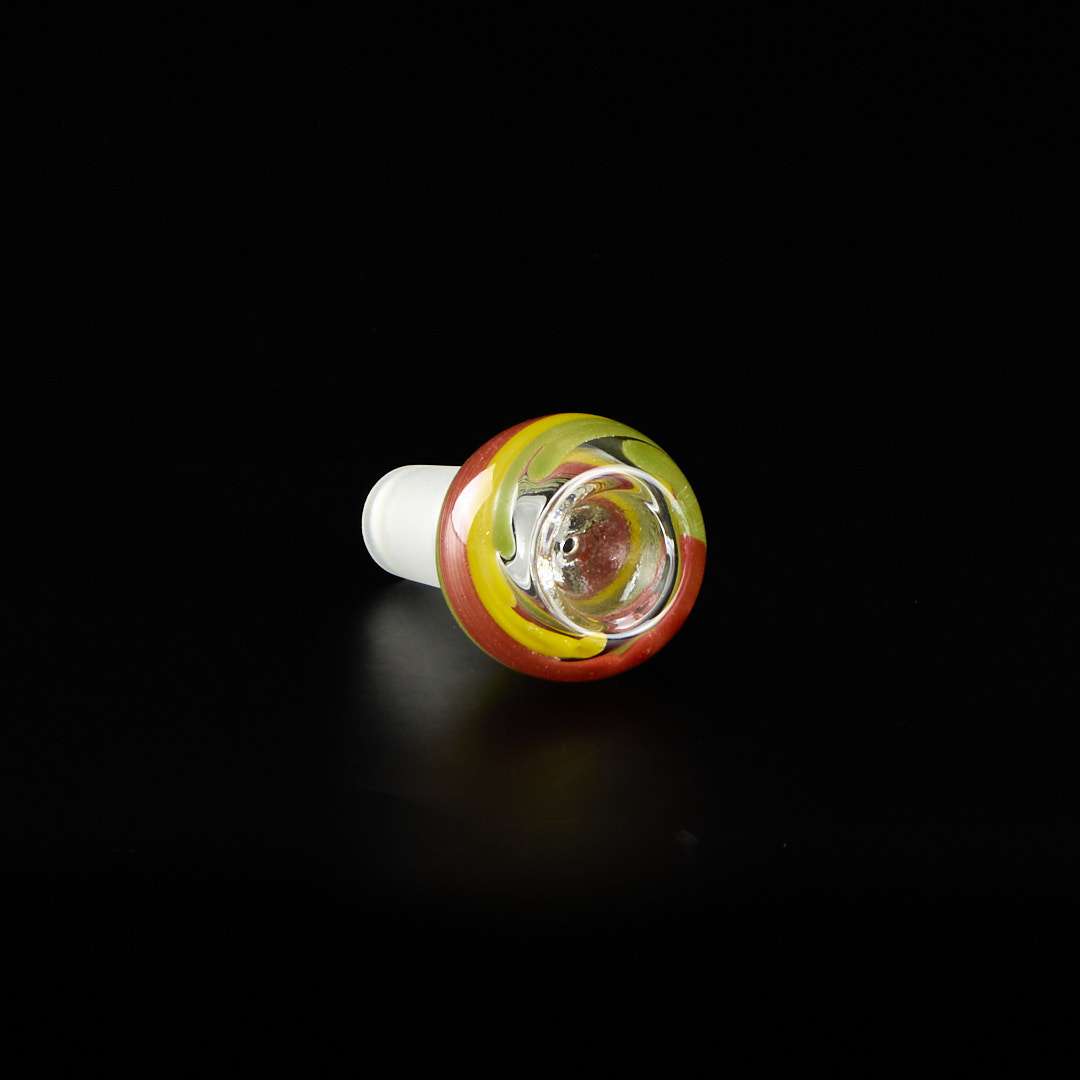 Cazoleta de Cristal Ahumado Boost 18mm Amarilla y Naranja