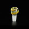 Cazoleta de Cristal Ahumado Boost 18mm Amarilla y Verde