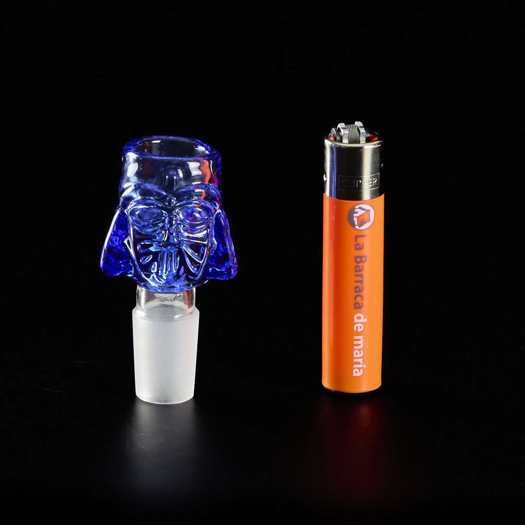 Cazoleta de Cristal Darth Vader Azul