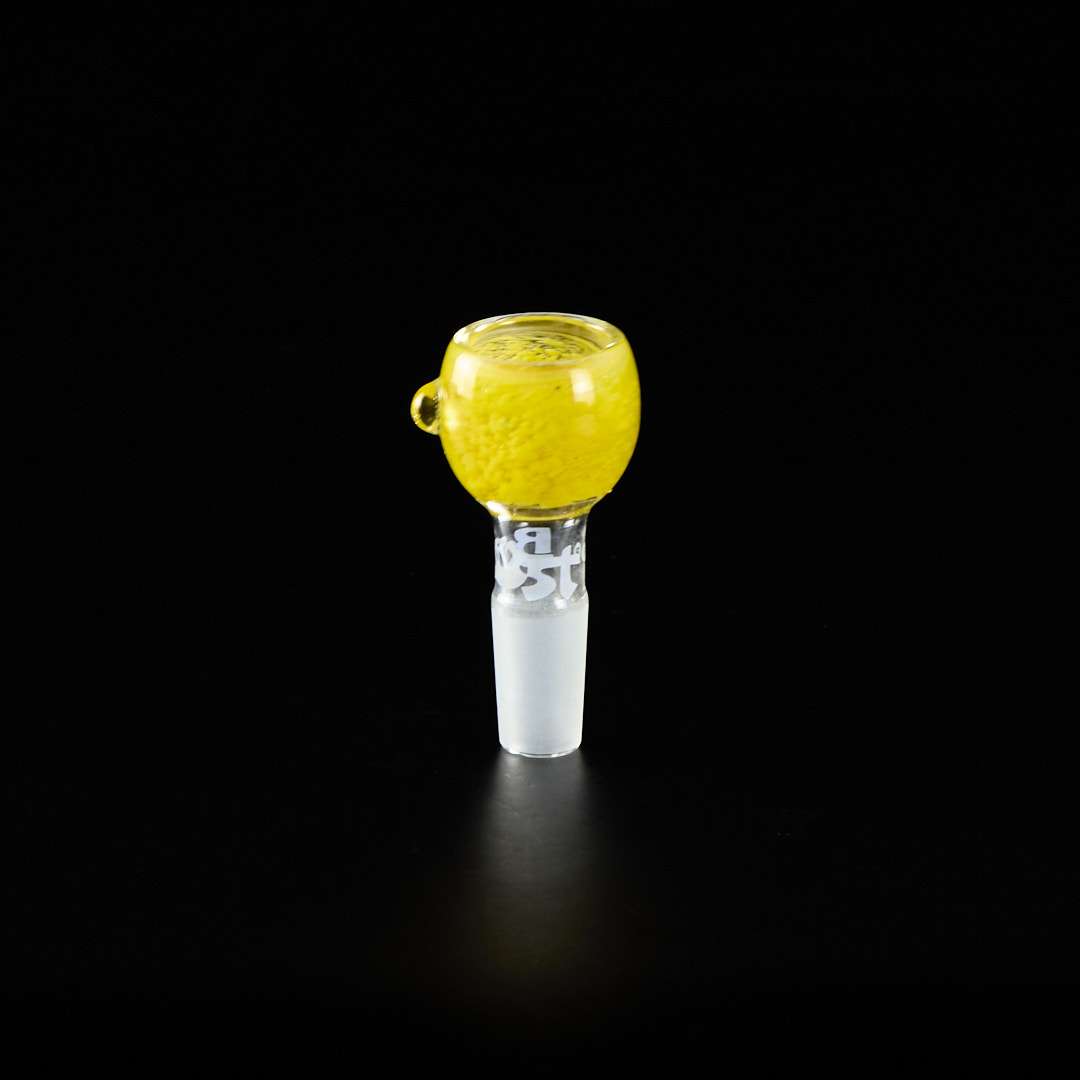 Cazoleta de Cristal Ahumado 14mm Amarilla