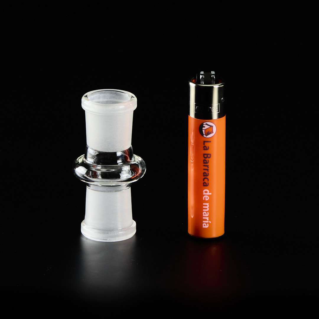 Adaptador de cristal Hembra 18mm Hembra 18mm