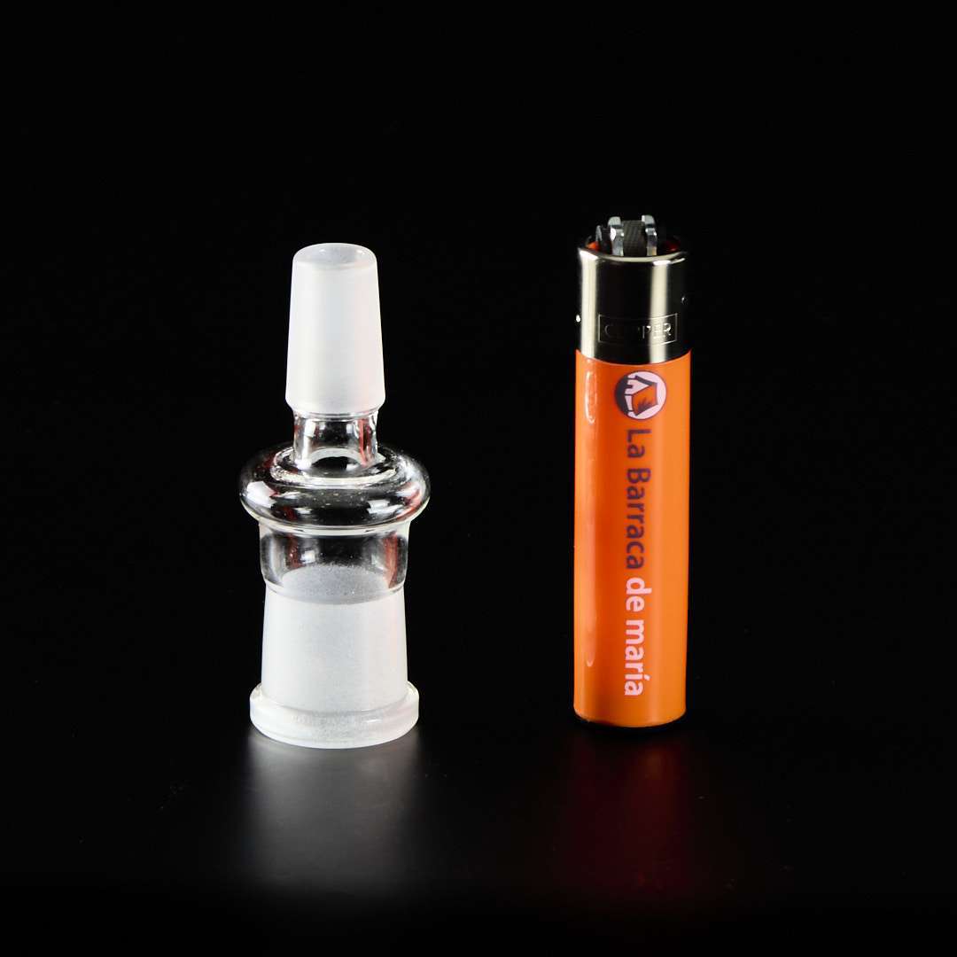 Adaptador de cristal Macho 14mm Hembra 18mm