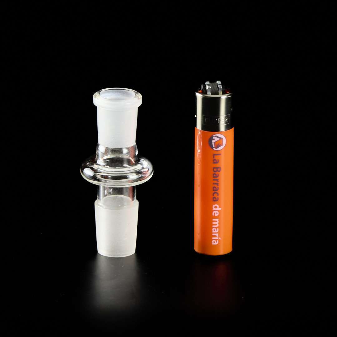 Adaptador de cristal Macho 18mm Hembra 14mm