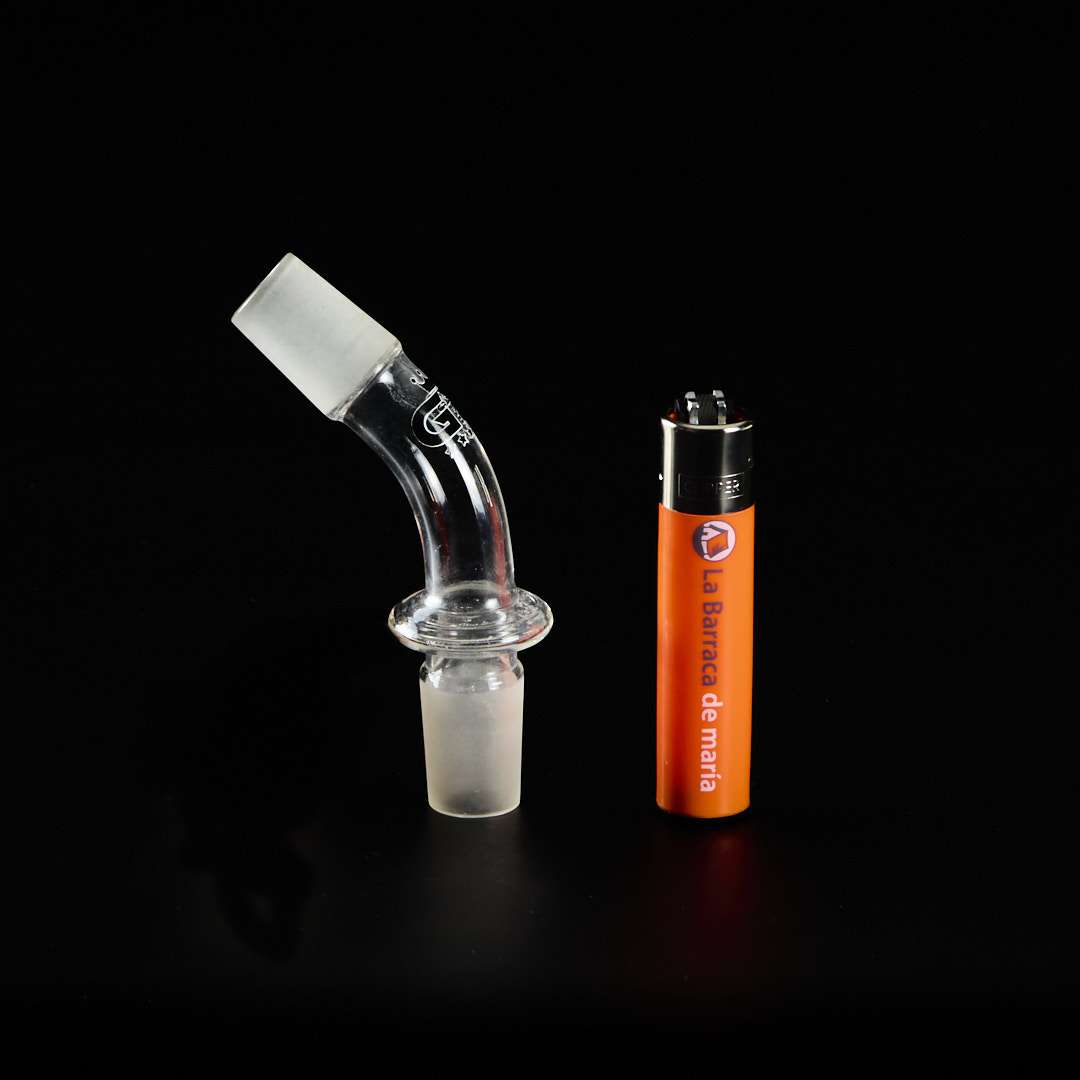 Adaptador de cristal curvo Macho 14mm - Macho 18mm