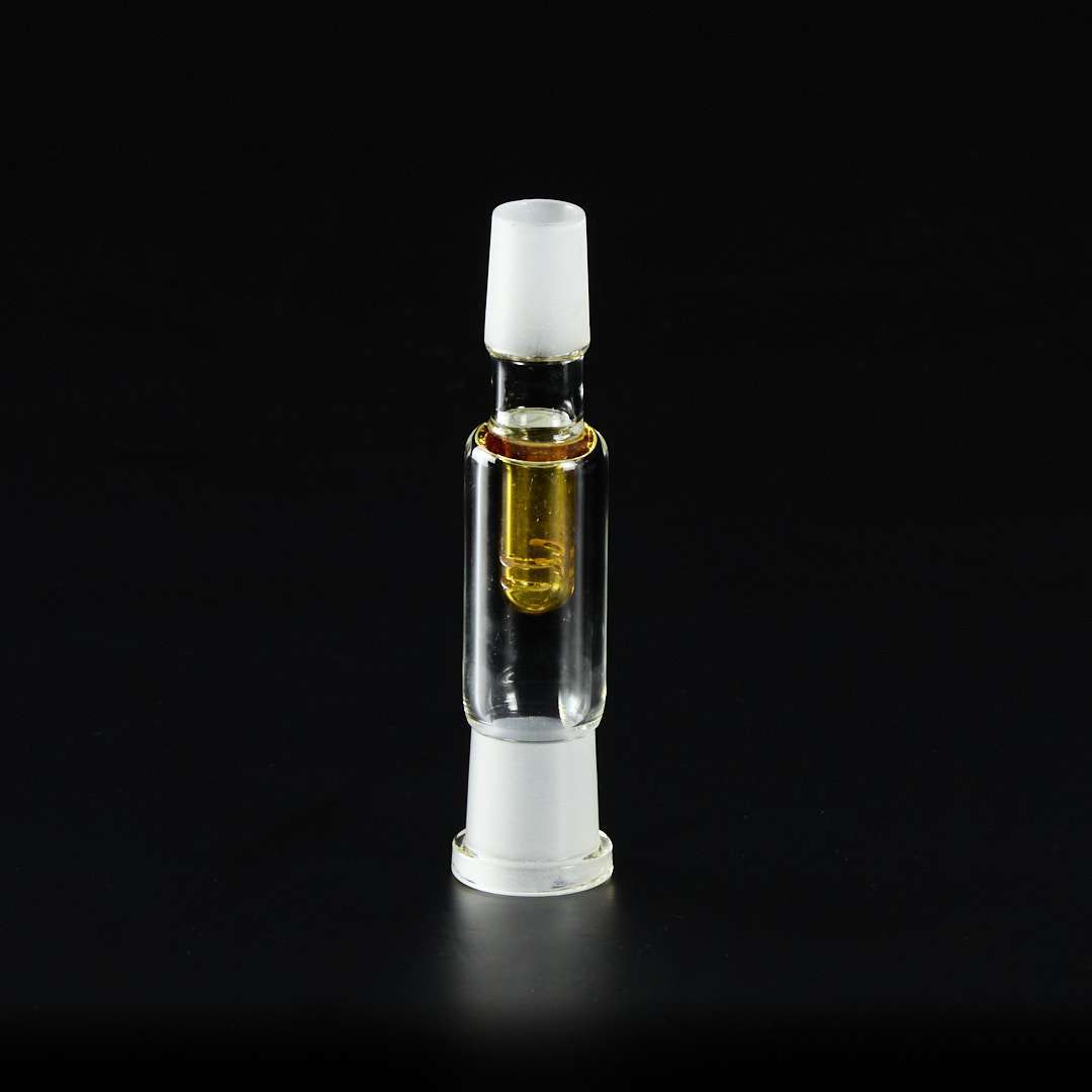 Adaptador de Cristal Bubbler para Carbón Activo 18mm