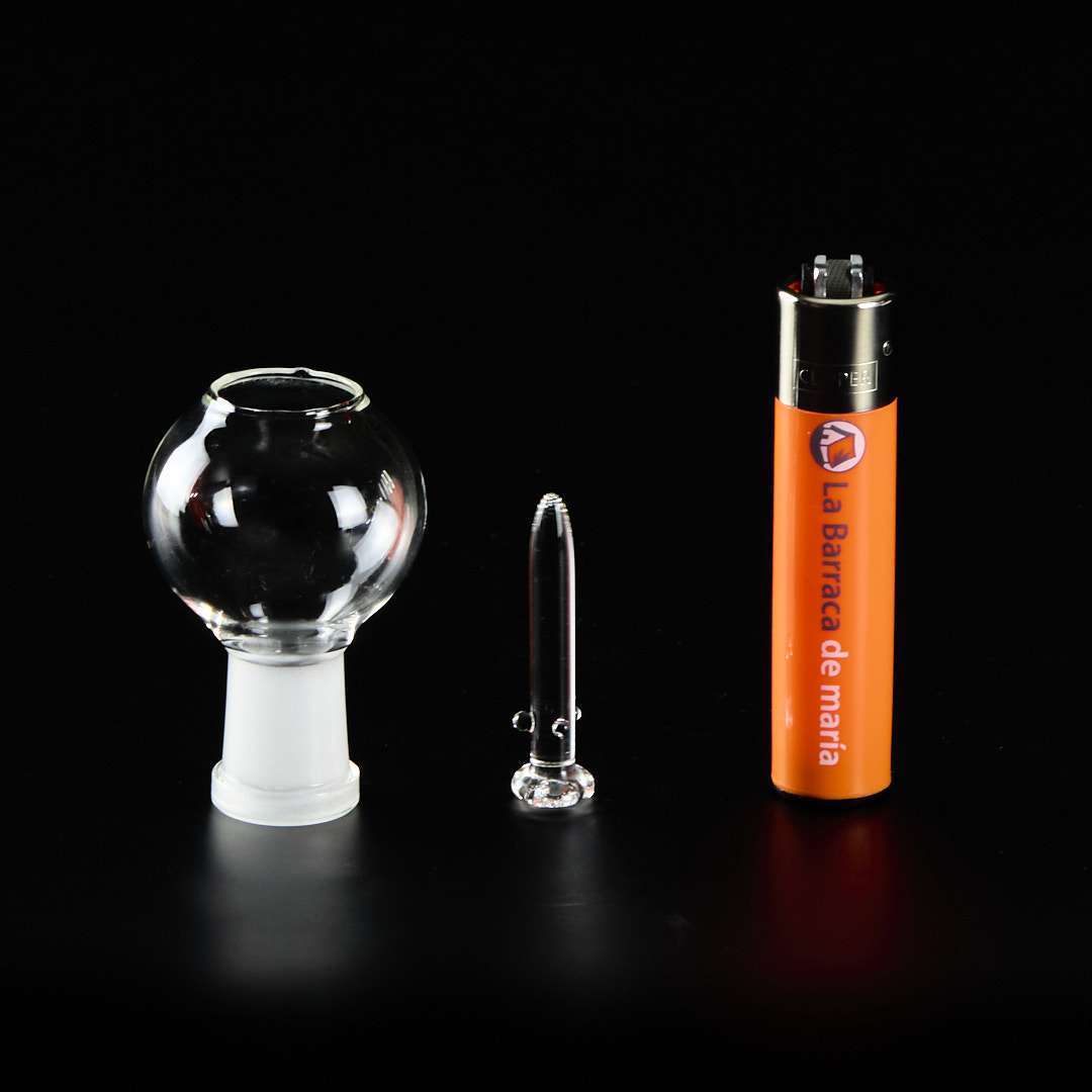 Cúpula de Borosilicato + Clavo Puntos Hembra 14mm