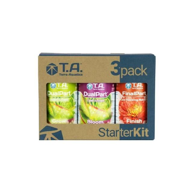 Tripack DualPart Agua Blanda FinalPart de Terra Aquatica (GHE) Pack de fertilizantes completo