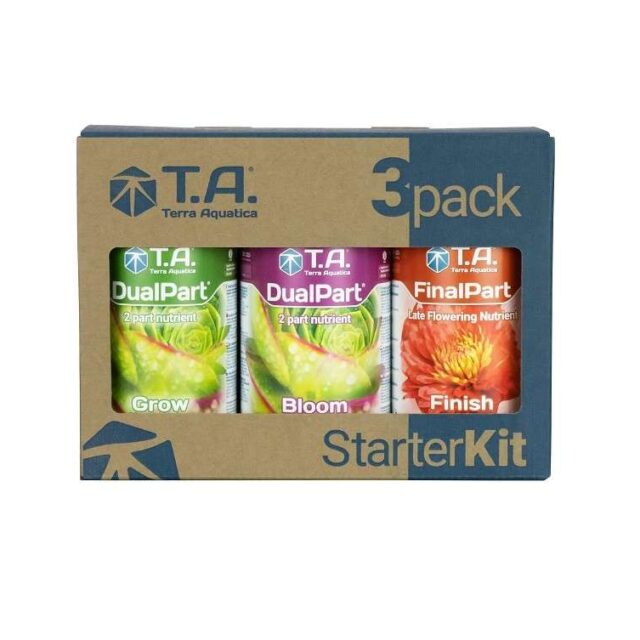 Tripack DualPart Agua Dura FinalPart de Terra Aquatica (GHE) Pack de fertilizantes completo