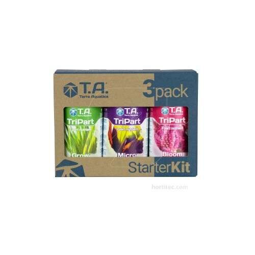 Tripack Flora Agua Blanda de Terra Aquatica (GHE) Pack de fertilizantes completo