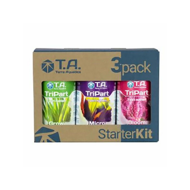 Tripack Flora Agua Dura de Terra Aquatica (GHE) Pack de fertilizantes completo