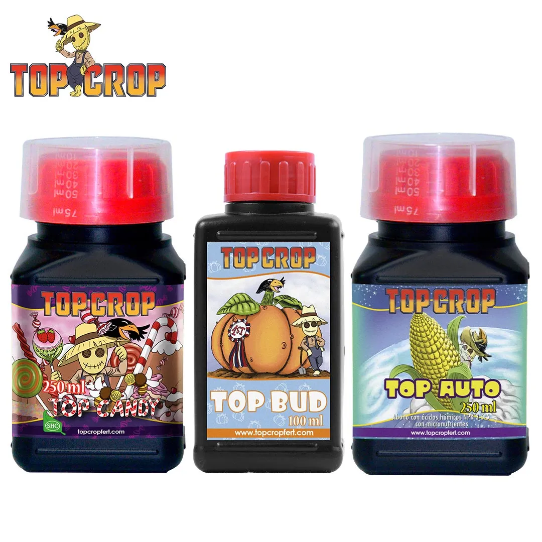 Tripack de Top Crop Pack de Fertilizantes para Cannabis