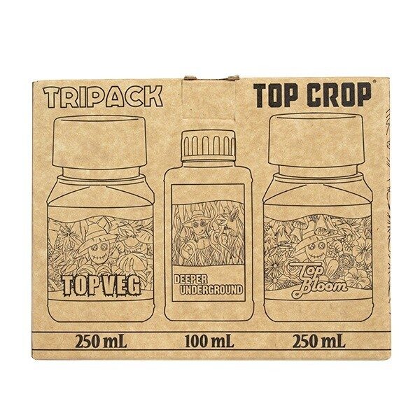 Tripack de Top Crop Pack de Fertilizantes para Cannabis