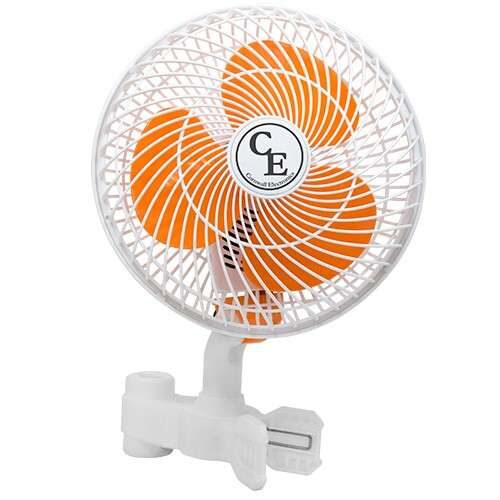 Ventilador de pinza oscilante 20W de Cornwall Electronics