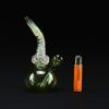 Pipa de agua 16cm Thug Life Verde con estilo americano
