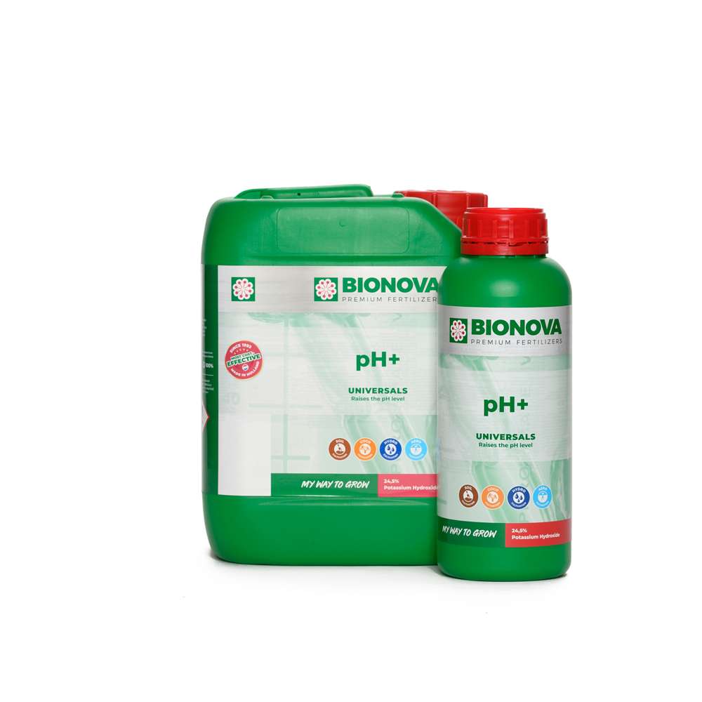 pH+ Up 1L de Bionova Regulador de pH para Sistemas de Cultivo