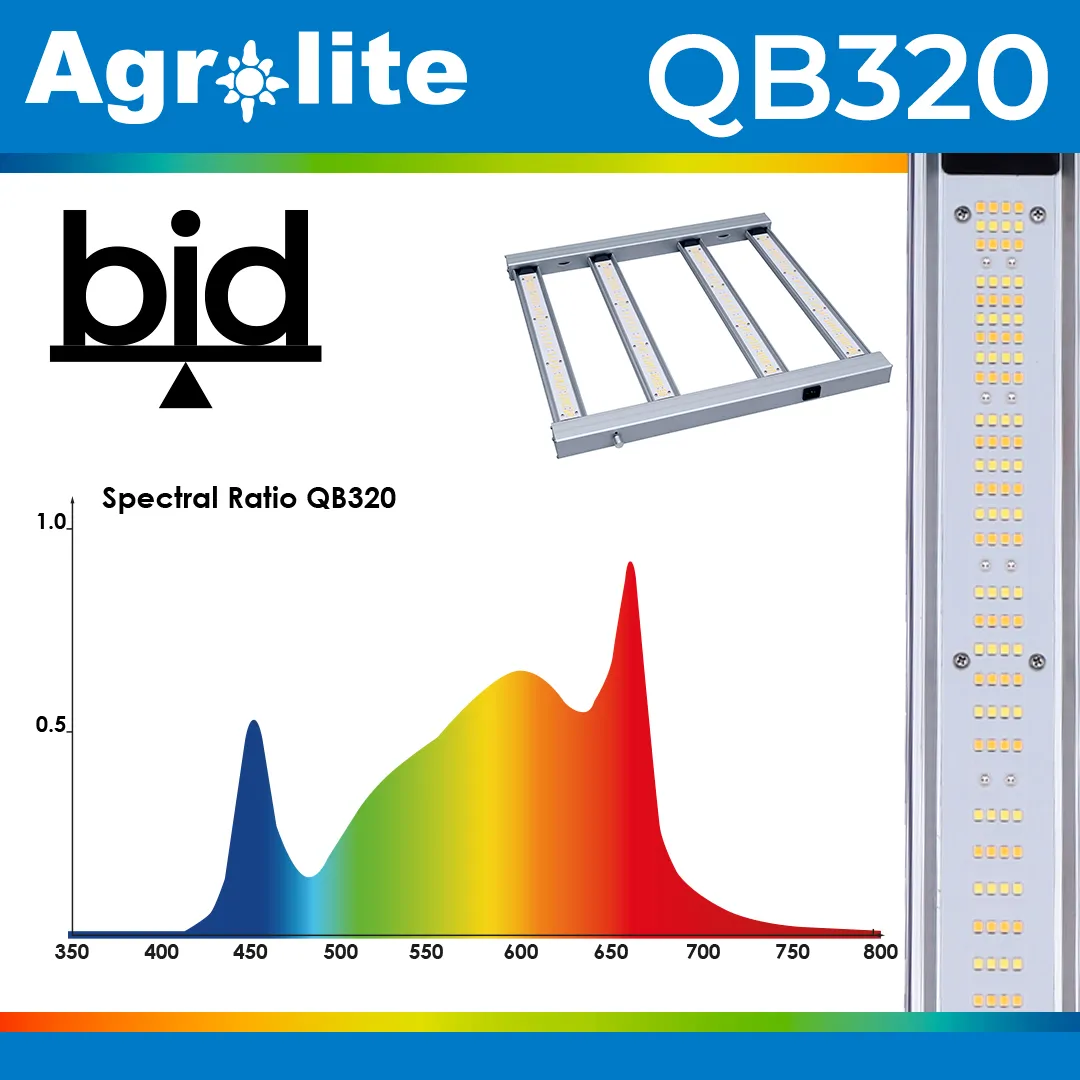 Luminaria LED QB 320W bid de Agrolite - Imagen 2