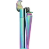 Mechero Clipper de metal electrónico Jet Flame soplete Tornasol Flint Wheel