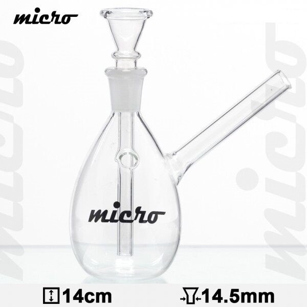 Bong cristal 14cm Micro Pera