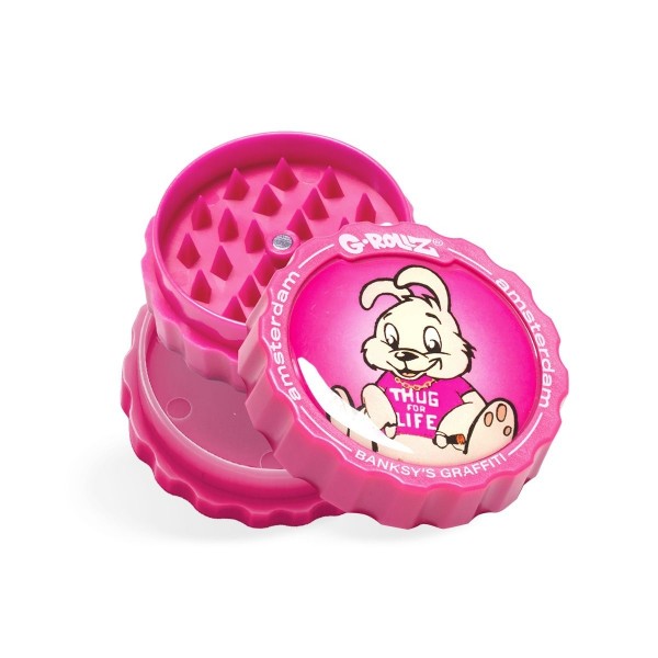 Grinder de plástico Thug for Life de Grollz - 53mm