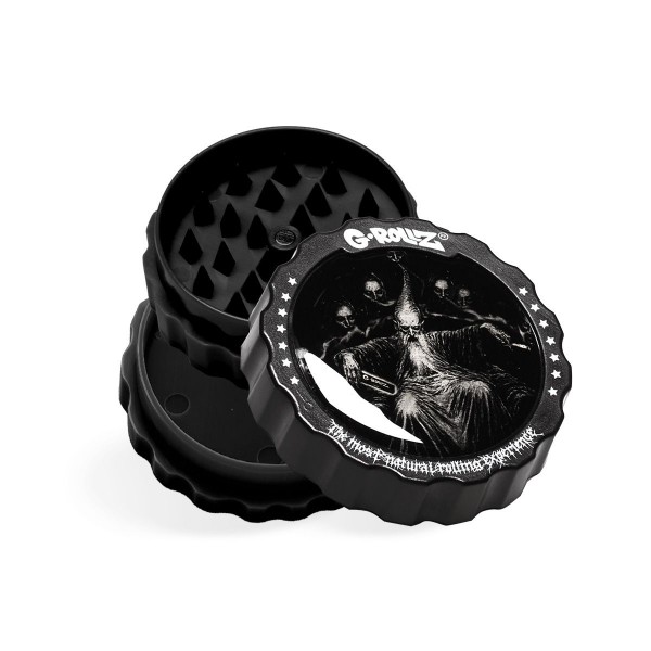 Grinder de plástico Wizard de Grollz - 53mm