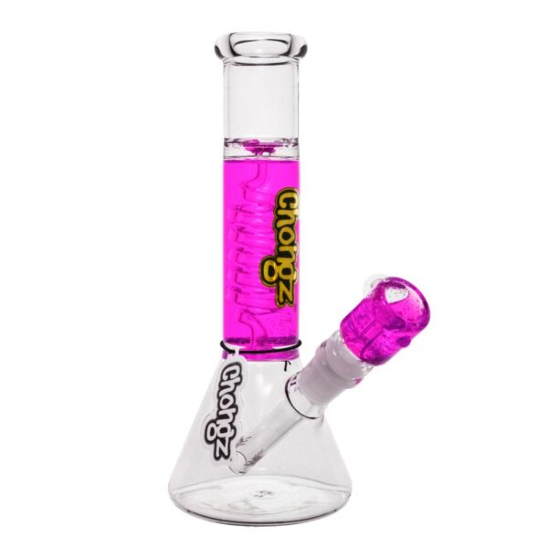 Bong cristal 25cm Daft Pink con Liquido Congelable