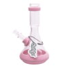 Bong cristal y silicona 23cm Emmet M - Pink