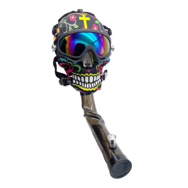 Bong mascara Gas Candy Skull with Shades