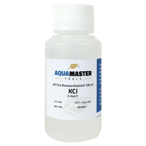 Solución de almacenamiento KCl 100 ml de Aqua Master