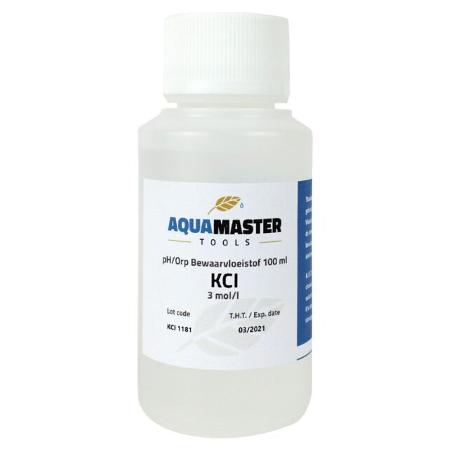 Solución de almacenamiento KCl 100 ml de Aqua Master