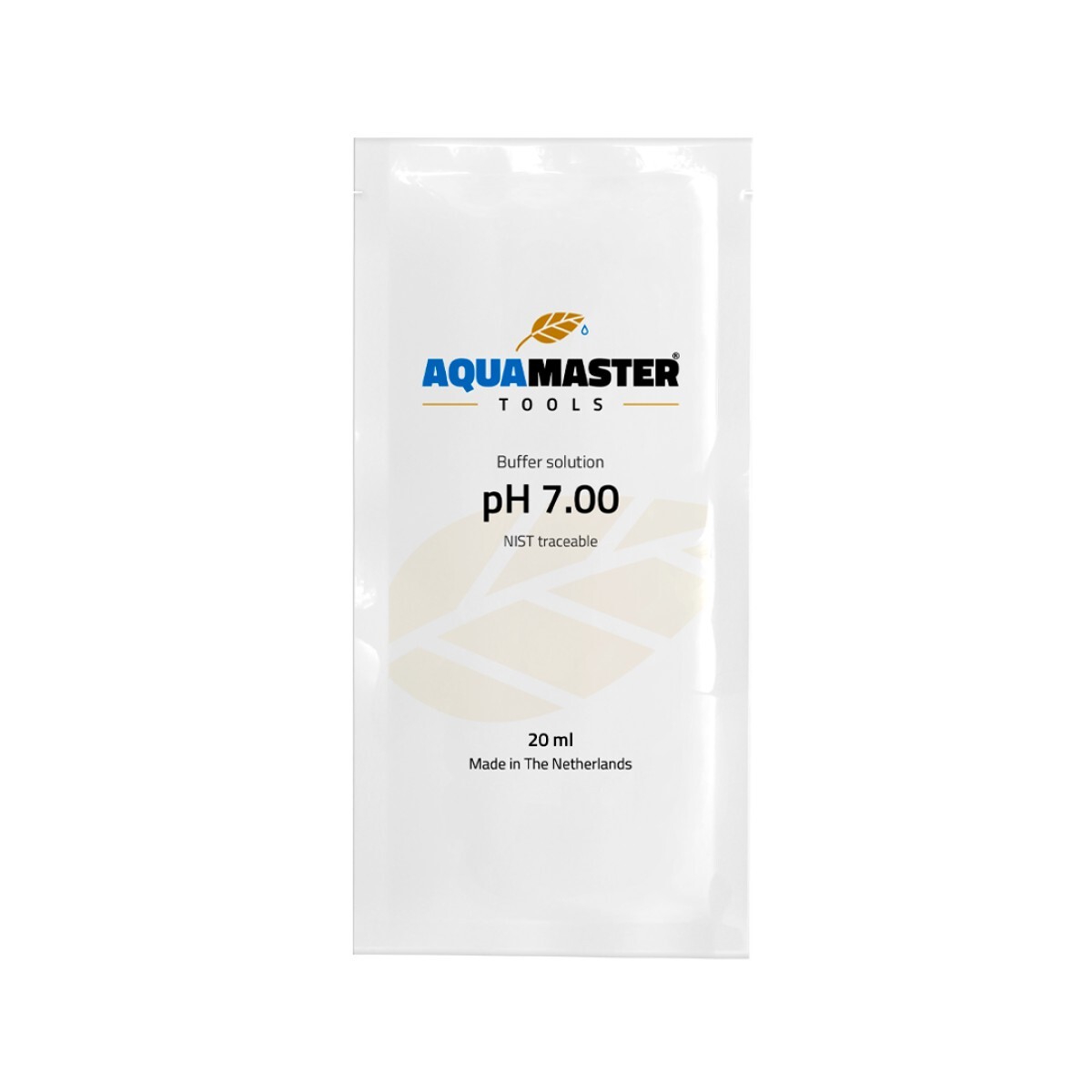 Solución de calibración pH 7.00 sobres 20 ml de Aqua Master