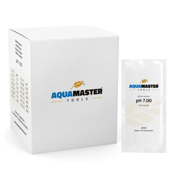 Solución de calibración pH 7.00 sobres 20 ml de Aqua Master