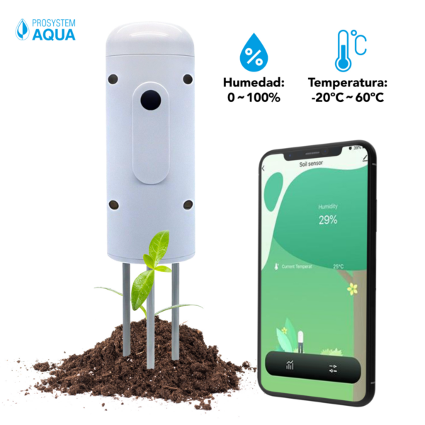 Sensor humedad y temperatura WiFi de Prosystem Aqua
