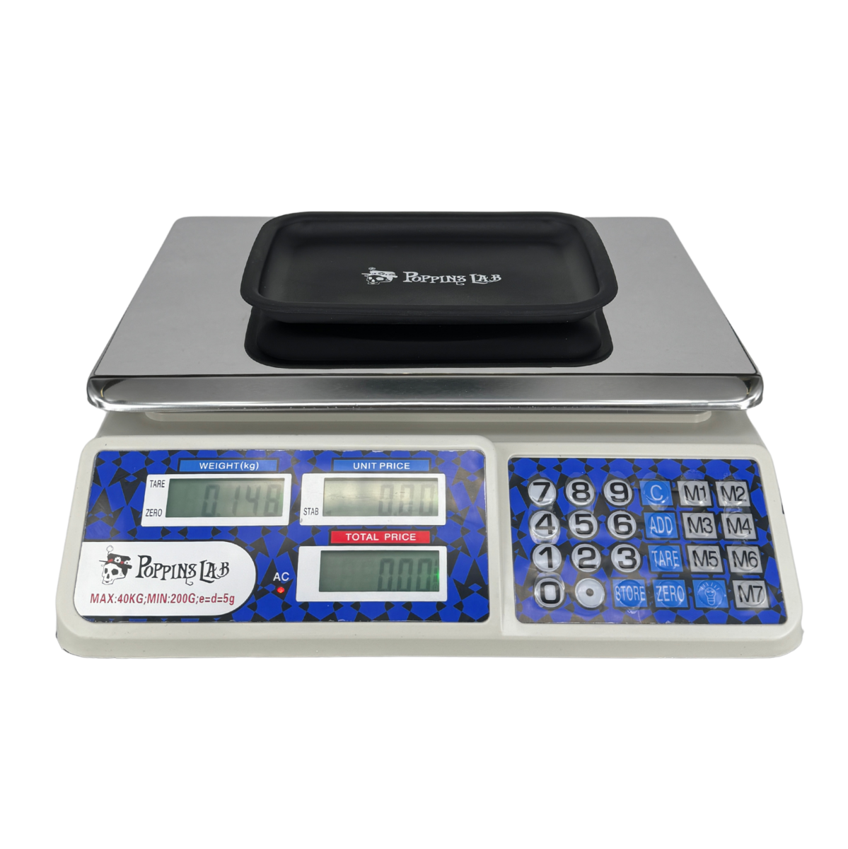 Báscula digital 200 g–40 kg de Poppins Lab