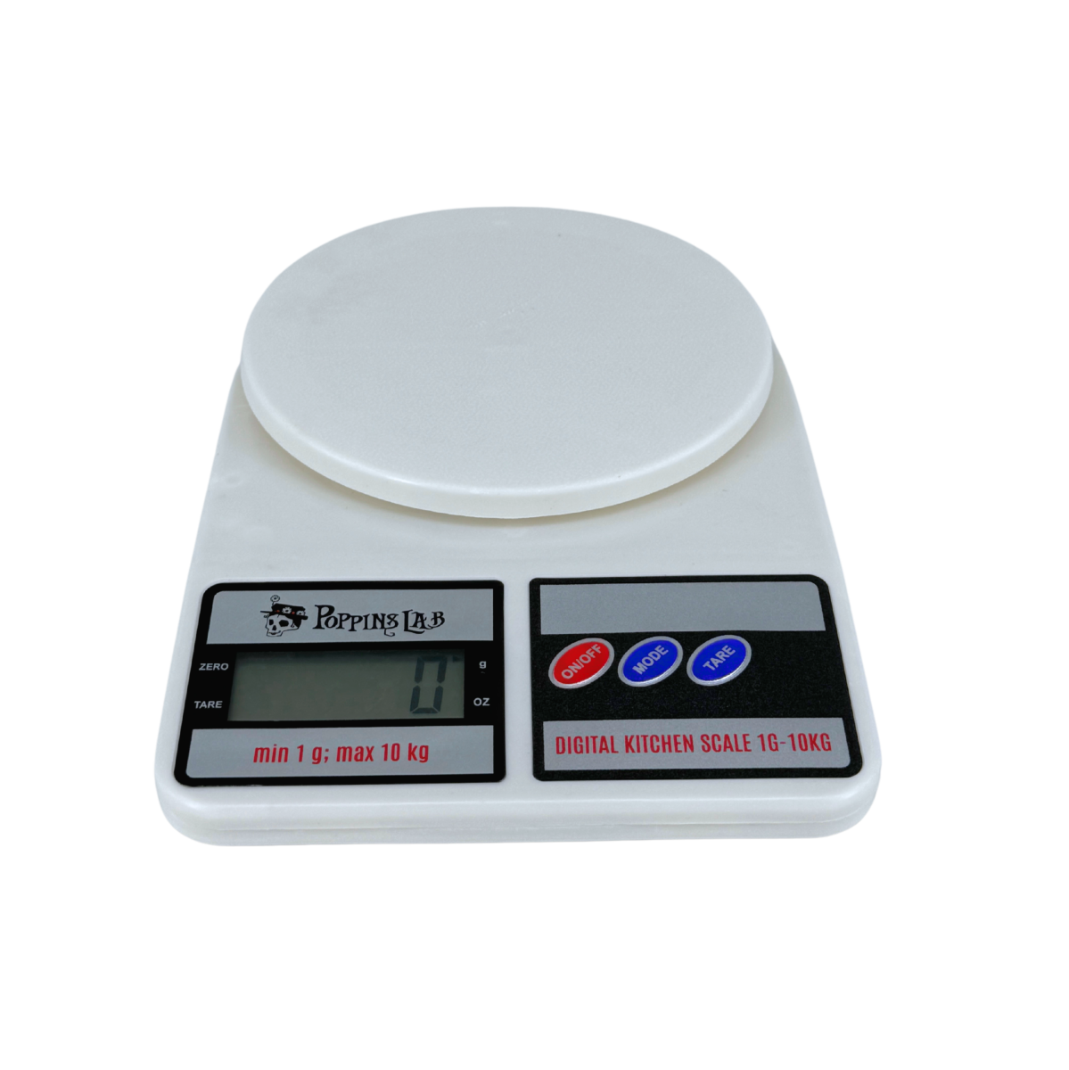 Báscula digital 1 g–10 kg de Poppins Lab