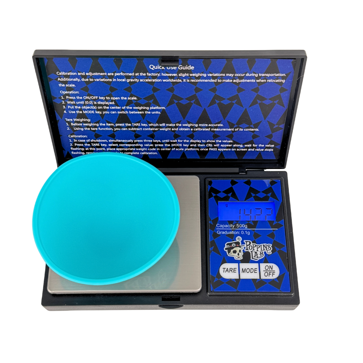 Báscula digital mini 0,01–200 g de Poppins Lab