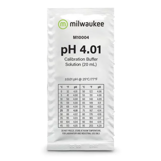 Líquido calibrador pH 4.01 de Milwaukee