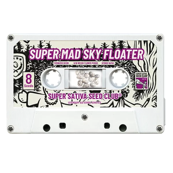 Super Mad Sky Floater feminizada de Super Sativa Seed Club