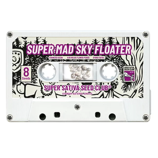 Super Mad Sky Floater feminizada de Super Sativa Seed Club