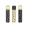 Mechero Clipper Metal Chrome Weed CMP11R (12 u)